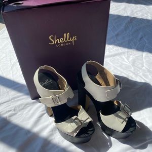 Shellys London Black Mussota Heels